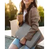 Sleeve-Tasche Inateck LB01006 für 35,6 cm (14 Zoll) Laptops, grau, monochrome Oberfläche