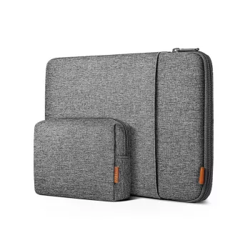 Sleeve-Tasche Inateck LB01006 für 35,6 cm (14 Zoll) Laptops, grau, monochrome Oberfläche