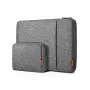 Sleeve-Tasche Inateck LB01006 für 35,6 cm (14 Zoll) Laptops, grau, monochrome Oberfläche