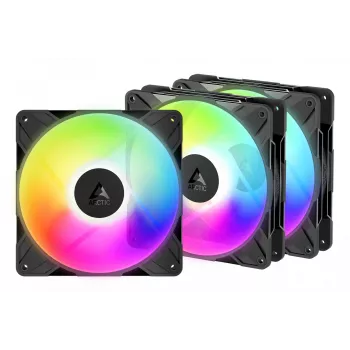 ARCTIC Freezer P14 Pro Reverse A-RGB - 3er-Pack - 140 mm A-RGB PWM-Lüfter mit Kabelverteiler