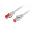 LANBERG Netzwerkkabel Cat6 F/UTP (FTP) 5 m, RJ-45–RJ-45, grau