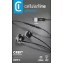 Cellularline ORBIT Stereo-Kapselkopfhörer mit Mikrofon und Fernbedienung