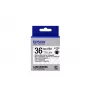 Epson Label Cartridge Transparent LK-7TBN Schwarz/Transparent 36 mm (9 m)