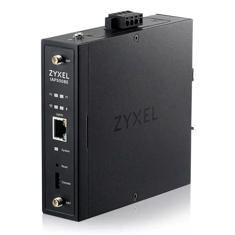 Wireless Access Point Zyxel IAP500BE — Dualband 2.4/5 GHz, 5012 Mbit/s, PoE, 1×RJ-45, externe Antennen, schwarz