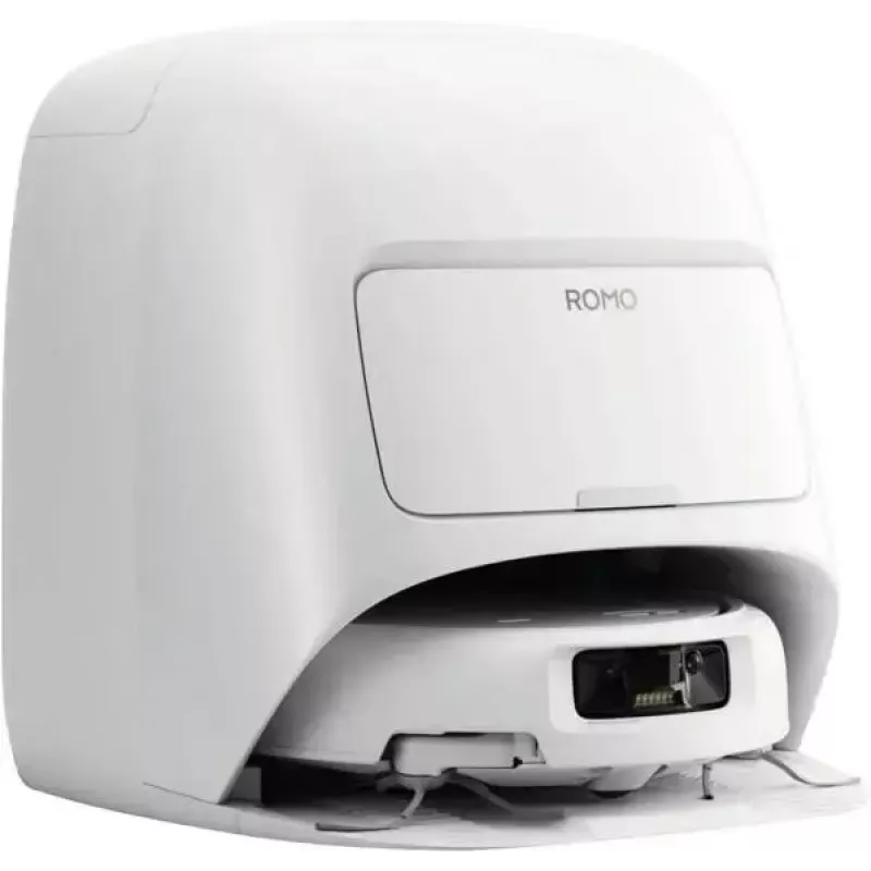 Roboter-Staubsauger und Wischmopp DJI ROMO S (Wassertank-Version) — Weiß, 4,4 kg, 0,26 L Staub, 4 L Frischwasser- / 3,2 L Schmutzwassertanks, 5000 mAh
