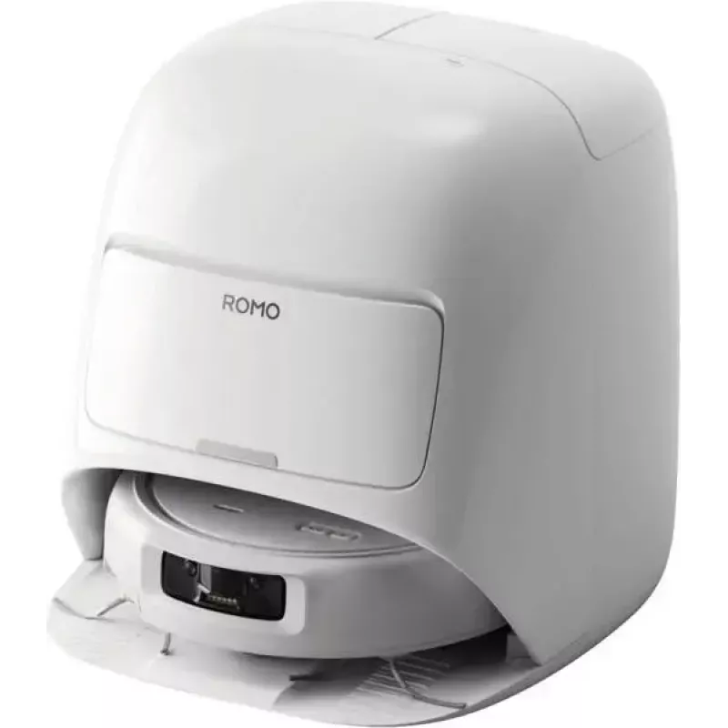 Roboter-Staubsauger und Wischmopp DJI ROMO S (Wassertank-Version) — Weiß, 4,4 kg, 0,26 L Staub, 4 L Frischwasser- / 3,2 L Schmutzwassertanks, 5000 mAh