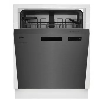 Beko BDUN16440X Teilintegrierter Geschirrspüler, 14 Maßgedecke