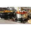 Kochtopf-Set Tefal Duetto+ G719S7, Edelstahl, 7-tlg. (Stielkasserollen Ø16/20/24 cm, Schmortopf Ø16 cm), Induktion, Deckel, ofenfest bis 250°C