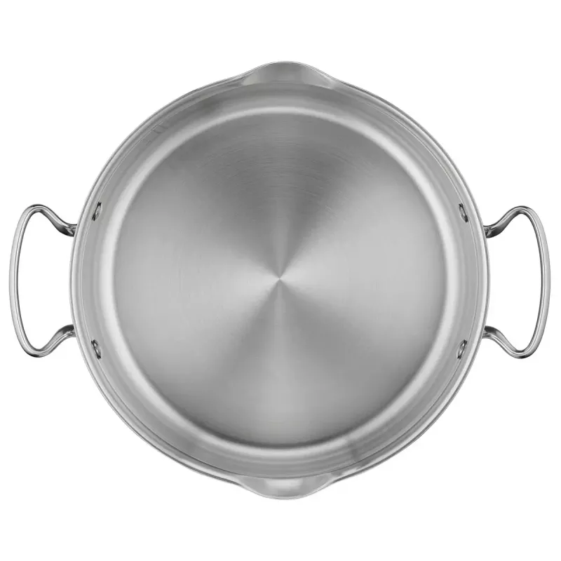 Kochtopf-Set Tefal Duetto+ G719S7, Edelstahl, 7-tlg. (Stielkasserollen Ø16/20/24 cm, Schmortopf Ø16 cm), Induktion, Deckel, ofenfest bis 250°C