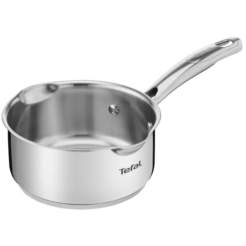 Kochtopf-Set Tefal Duetto+ G719S7, Edelstahl, 7-tlg. (Stielkasserollen Ø16/20/24 cm, Schmortopf Ø16 cm), Induktion, Deckel, ofenfest bis 250°C
