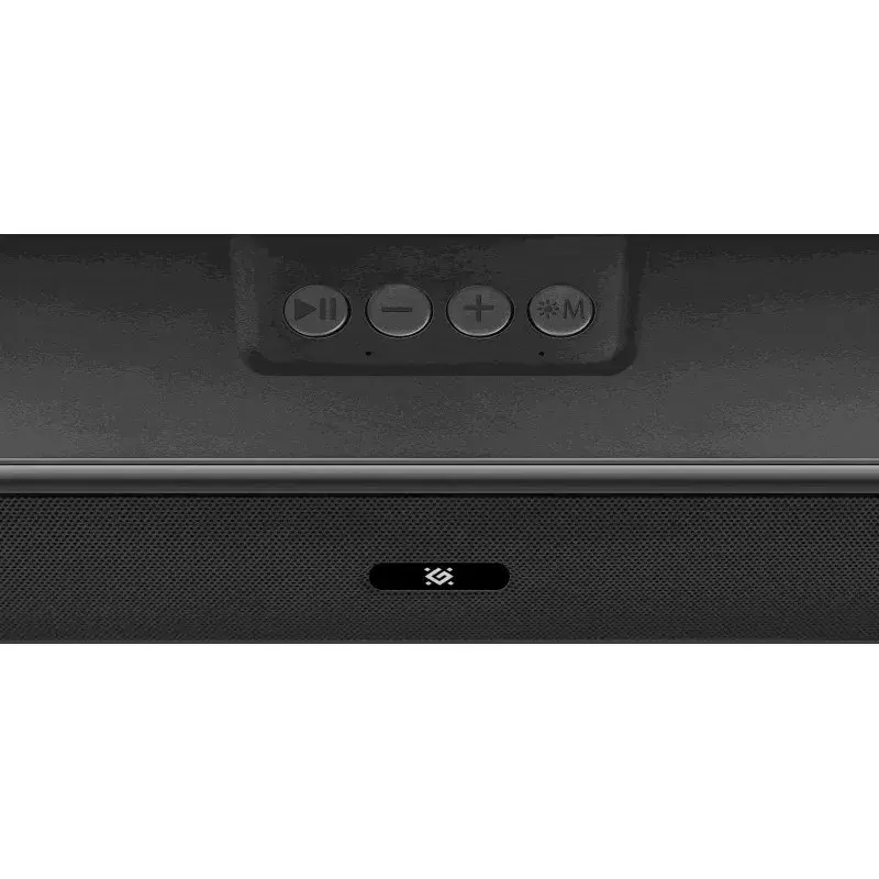 DEFENDER Bluetooth Soundbar Z2, Bluetooth 5.3 (LE Audio), 16 W RMS, 100–20000 Hz, USB-Ladefunktion, Schwarz