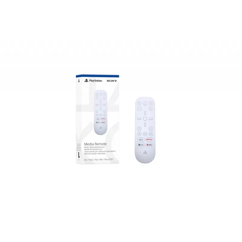 Sony Media Remote, Spielekonsole, TV, IR Wireless, Drucktasten, Weiß