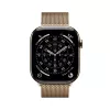 Smartwatch Apple Watch Series 11 GPS + Cellular 46mm Gold Titan Gehäuse mit Gold Milanese Loop M/L, 64GB, OLED, 416×496, Wasserdicht 50m