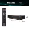 Projektor HISENSE PT1 3D Smart-TV, native 16:9, Wi‑Fi & Ethernet, HDR (HLG), HDMI 2.0/2.1, Schwarz