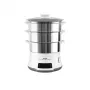 Tefal Convenient Series Deluxe VC502D Dampfgarer 3 Körbe Arbeitsplatte 900 W Edelstahl, Weiß