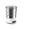 Tefal Convenient Series Deluxe VC502D Dampfgarer 3 Körbe Arbeitsplatte 900 W Edelstahl, Weiß
