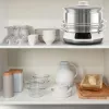 Tefal Convenient Series Deluxe VC502D Dampfgarer 3 Körbe Arbeitsplatte 900 W Edelstahl, Weiß