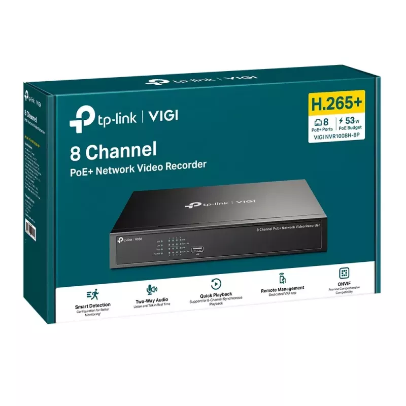 Netzwerk-Videorecorder TP-Link VIGI NVR1008H-8P