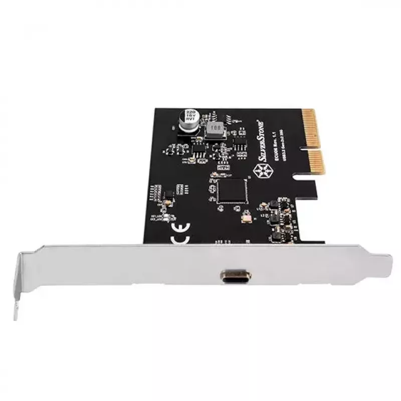 Silverstone ECU06 Interner USB 3.2 Gen 2 Adapter PCIe Low-Profile