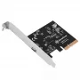Silverstone ECU06 Interner USB 3.2 Gen 2 Adapter PCIe Low-Profile