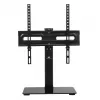 TV-Ständer MACLEAN MC-132 für 32–55 Zoll Fernseher, unterstützt bis zu 35 kg, 20° Drehung, VESA 75x75–400x400