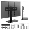 TV-Ständer MACLEAN MC-132 für 32–55 Zoll Fernseher, unterstützt bis zu 35 kg, 20° Drehung, VESA 75x75–400x400