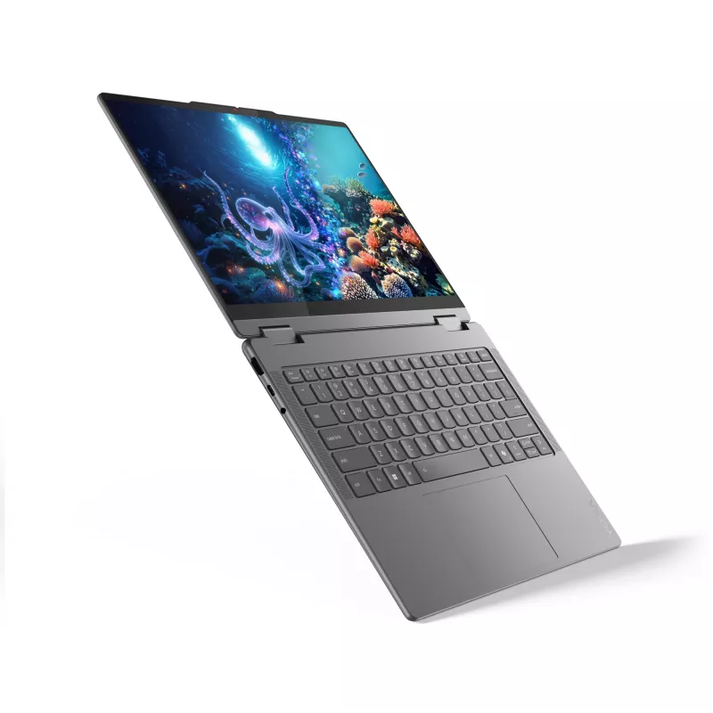 Laptop Lenovo YOGA 7 2-in-1 14 Zoll Ultra 5 226V, 16GB LPDDR5x, 1TB NVMe, OLED WUXGA, Windows 11 Home, Luna Grey