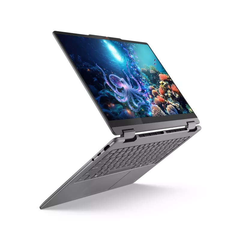 Laptop Lenovo YOGA 7 2-in-1 14 Zoll Ultra 5 226V, 16GB LPDDR5x, 1TB NVMe, OLED WUXGA, Windows 11 Home, Luna Grey