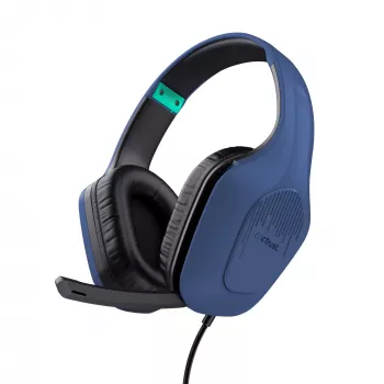 Trust GXT 415B Zirox Headset Kabelgebunden Head-band Gaming Blau