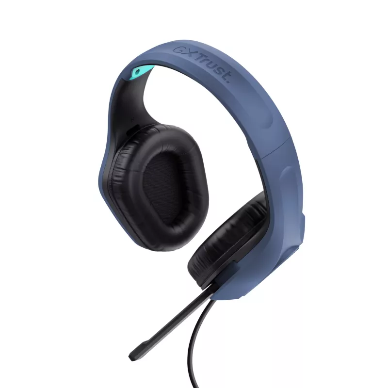 Trust GXT 415B Zirox Headset Kabelgebunden Head-band Gaming Blau