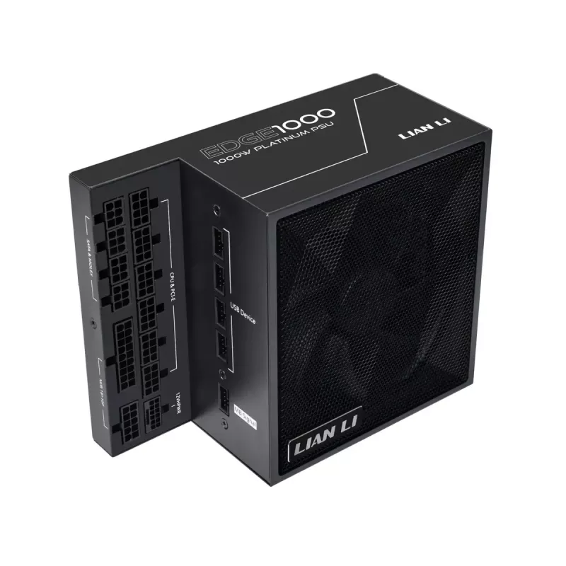 Lian Li EDGE EG1000 1000 W ATX 3.1 Netzteil, 80 PLUS Platinum, Schwarz