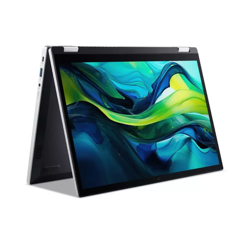Hybrid (2-in-1) Laptop Acer Aspire Go Spin 14 AGSP14-31PT-C72L — 14 Zoll WUXGA Touchscreen, Intel N150, 16 GB LPDDR5, 512 GB SSD, Windows 11 Home, Silber
