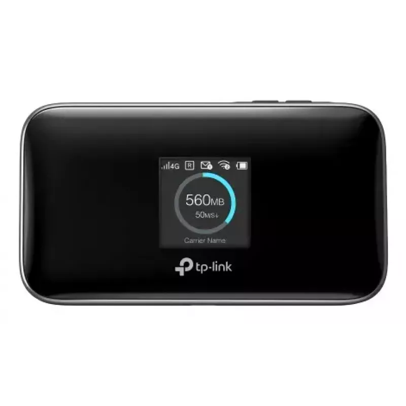 Mobiler Netzwerk-Router TP-LINK M7750 — Tragbarer LTE-Advanced 4G, 600 Mbit/s, 5 GHz Wi‑Fi 5, NanoSIM, MicroSD, 3280 mAh Akku