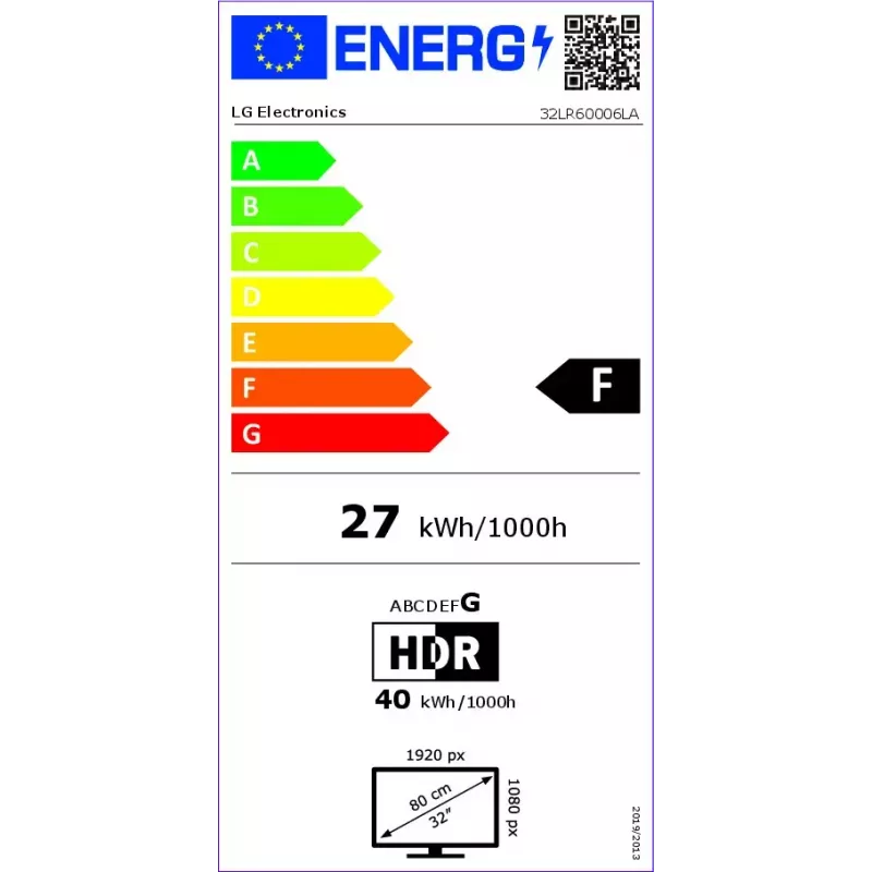 LG 32LR60006LA 81,3 cm (32 Zoll) Full HD Smart TV Wi-Fi Schwarz