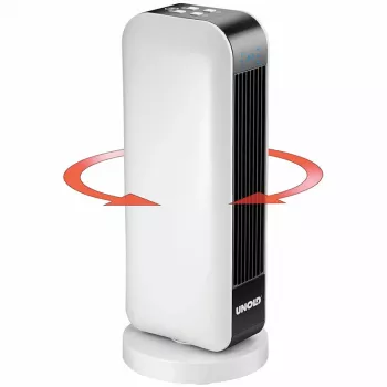 Unold 86430 elektrischer Raumheizer Innenbereich Schwarz, Weiß 2000 W Ventilator elektrischer Raumheizer