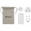 Sandberg 4in1 TravelCharger 65W Weiß, Indoor, AC, 20 V, Weiß
