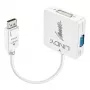 Lindy DisplayPort 1.2 zu HDMI 1.4, DVI und VGA aktiver Konverter