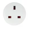 Hama 00223452 Reisestecker Typ F Typ G (UK) Weiß