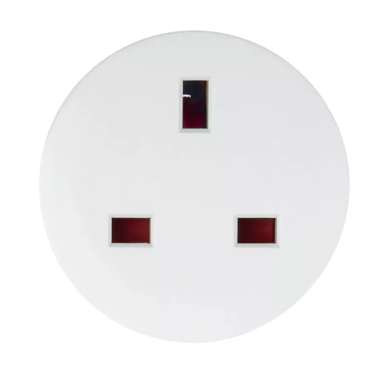 Hama 00223452 Reisestecker Typ F Typ G (UK) Weiß