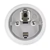 Hama 00223452 Reisestecker Typ F Typ G (UK) Weiß