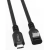 USB-C-auf-USB-C-Kabel MicroConnect MC-USB3.2CC025-FA, USB 3.2 Gen 2x2, 0,25 m, Schwarz