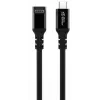 USB-C-auf-USB-C-Kabel MicroConnect MC-USB3.2CC025-FA, USB 3.2 Gen 2x2, 0,25 m, Schwarz