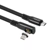 USB4 Gen 3x2 USB-C-zu-USB-C-Kabel MicroConnect MC-LS-USB4CC0.15-A – 0,15 m, schwarz