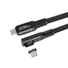 USB4 Gen 3x2 USB-C-zu-USB-C-Kabel MicroConnect MC-LS-USB4CC0.15-A – 0,15 m, schwarz