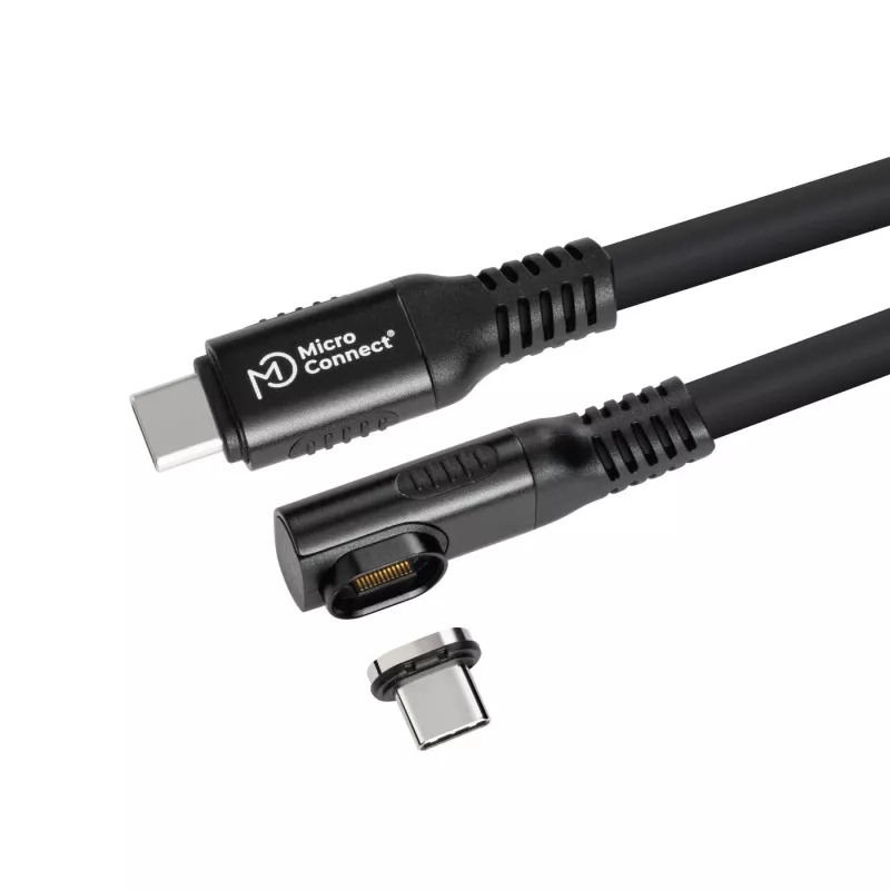USB4 Gen 3x2 USB-C-zu-USB-C-Kabel MicroConnect MC-LS-USB4CC0.15-A – 0,15 m, schwarz