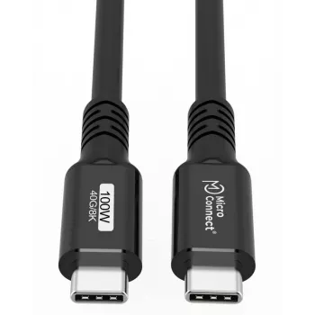 Microconnect USB4CC015 USB-Kabel USB4 Gen 3x2 0,15 m USB-C Schwarz