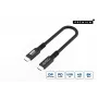 Microconnect USB4CC015-240W USB-Kabel USB4 Gen 3x2 0,15 m USB C Schwarz