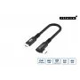 USB-C-zu-USB-C-Kabel MicroConnect USB3.2CC015-A, USB 3.2 Gen 2x2, 20 Gbit/s, 0,15 m, schwarz