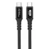 USB-C-auf-USB-C-Kabel MicroConnect USB3.2CC015 – USB 3.2 Gen 2x2, 0,15 m, schwarz
