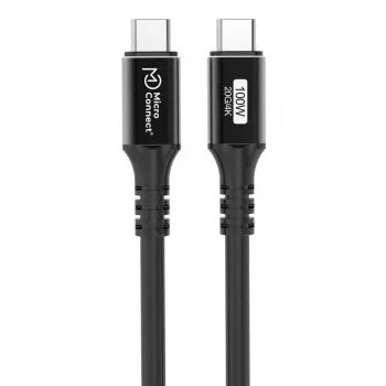USB-C-auf-USB-C-Kabel MicroConnect USB3.2CC015 – USB 3.2 Gen 2x2, 0,15 m, schwarz